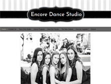 Tablet Screenshot of encoredanceadrian.com